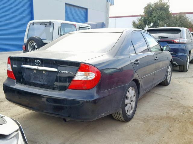 4T1BE30K53U214990 - 2003 TOYOTA CAMRY LE BLACK photo 4