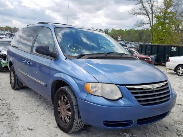 2A4GP54L77R311401 - 2007 CHRYSLER TOWN & COU BLUE photo 1