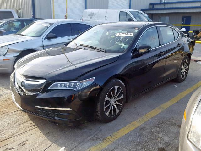 19UUB1F34FA008707 - 2015 ACURA TLX BLACK photo 2