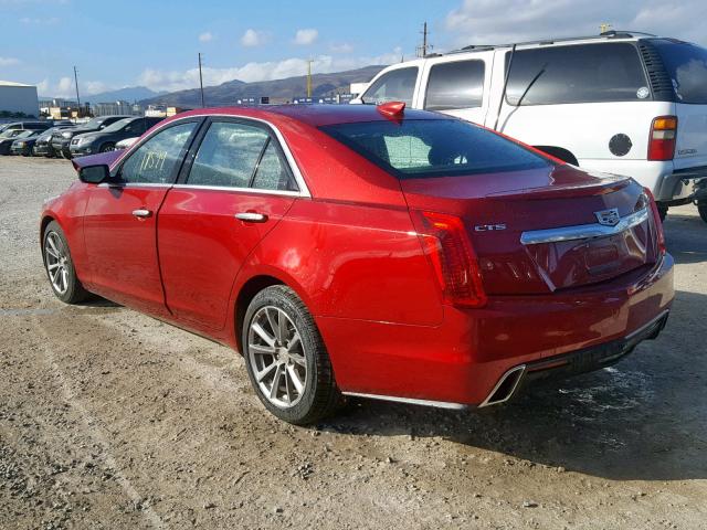 1G6AR5SX8J0115709 - 2018 CADILLAC CTS LUXURY RED photo 3