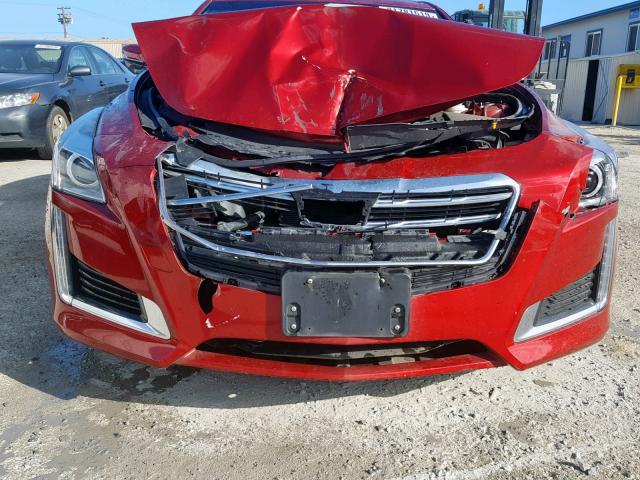 1G6AR5SX8J0115709 - 2018 CADILLAC CTS LUXURY RED photo 9