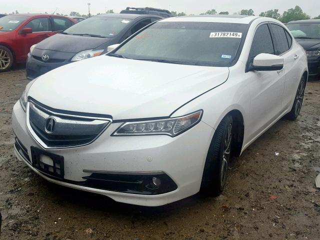 19UUB2F78HA005272 - 2017 ACURA TLX ADVANC WHITE photo 2