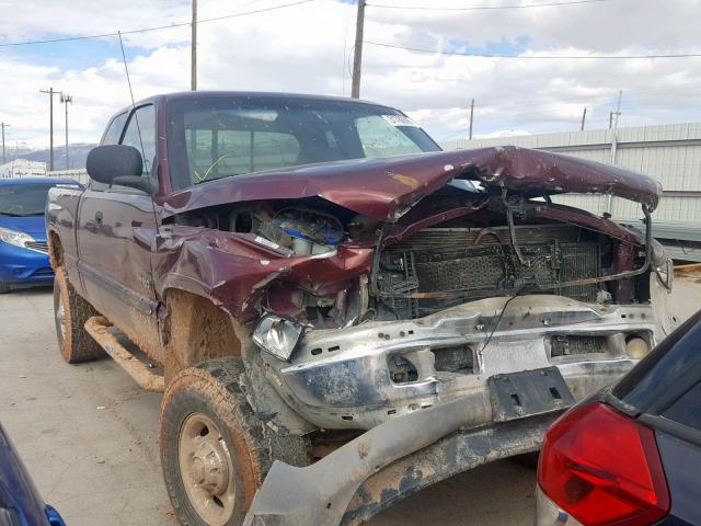 3B7KF23611G185918 - 2001 DODGE RAM 2500 MAROON photo 1