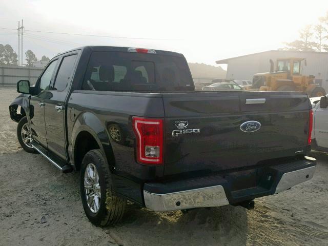 1FTEW1CF6GFB91392 - 2016 FORD F150 SUPER BLACK photo 3