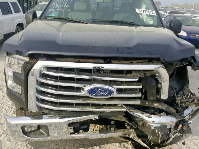 1FTEW1CF6GFB91392 - 2016 FORD F150 SUPER BLACK photo 7