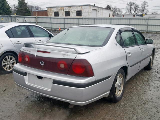 2G1WH55K519111993 - 2001 CHEVROLET IMPALA LS SILVER photo 4