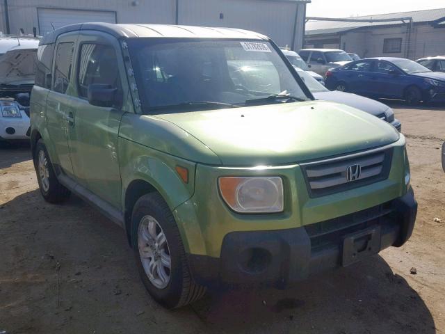 5J6YH28757L010499 - 2007 HONDA ELEMENT EX GREEN photo 1