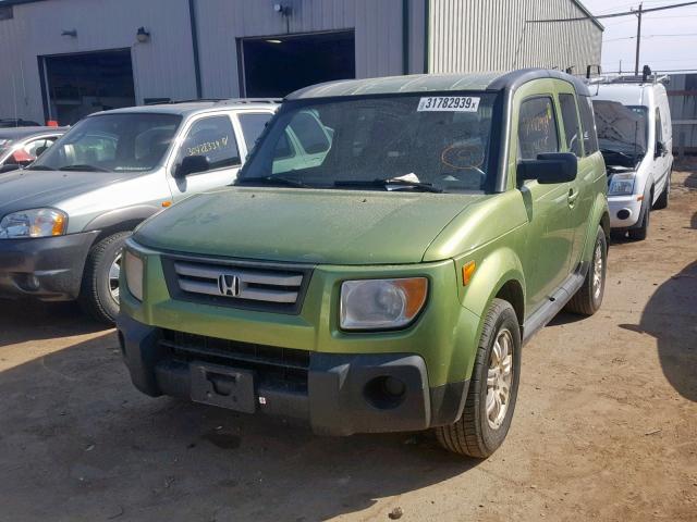 5J6YH28757L010499 - 2007 HONDA ELEMENT EX GREEN photo 2