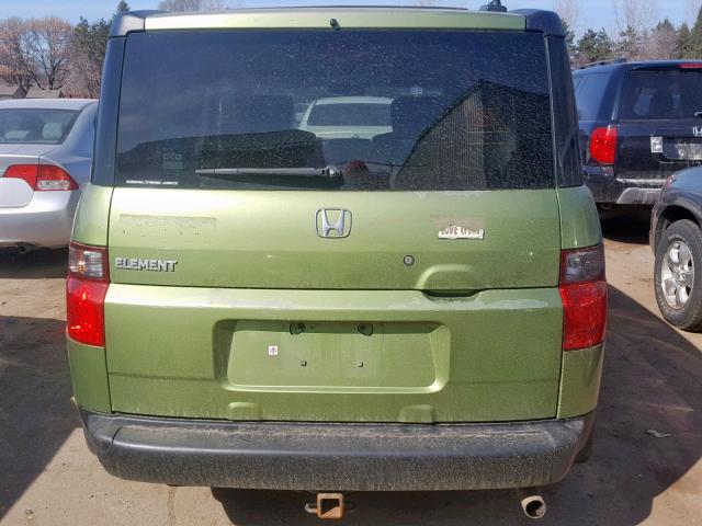 5J6YH28757L010499 - 2007 HONDA ELEMENT EX GREEN photo 9