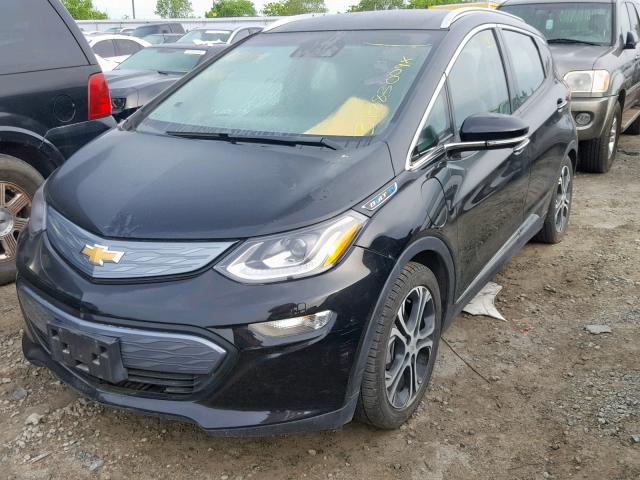 1G1FX6S0XH4176654 - 2017 CHEVROLET BOLT EV PR BLACK photo 2