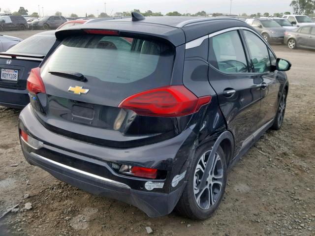 1G1FX6S0XH4176654 - 2017 CHEVROLET BOLT EV PR BLACK photo 4