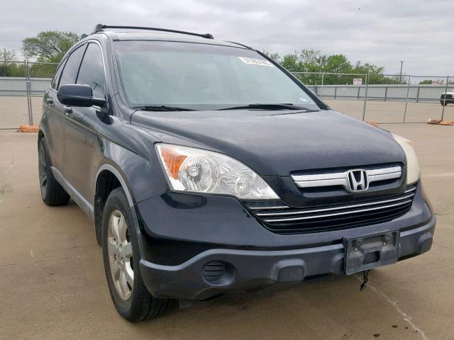 JHLRE38748C043720 - 2008 HONDA CR-V EXL BLACK photo 1