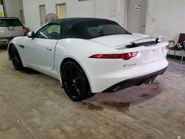 SAJWA6ET5G8K30286 - 2016 JAGUAR F-TYPE WHITE photo 3