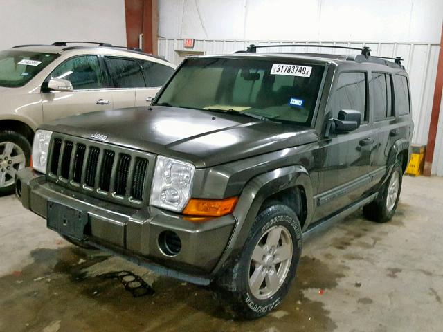 1J8HG48K96C352327 - 2006 JEEP COMMANDER CHARCOAL photo 2