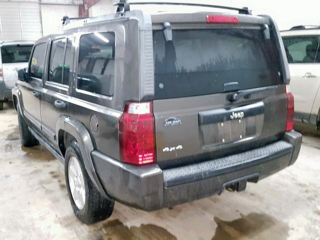 1J8HG48K96C352327 - 2006 JEEP COMMANDER CHARCOAL photo 3