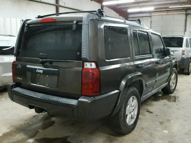 1J8HG48K96C352327 - 2006 JEEP COMMANDER CHARCOAL photo 4