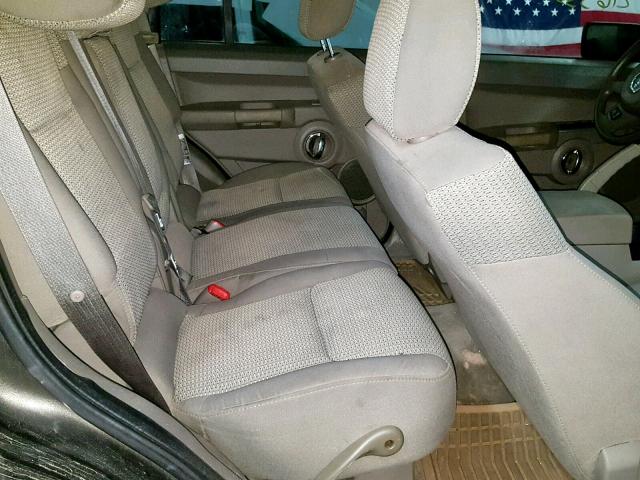 1J8HG48K96C352327 - 2006 JEEP COMMANDER CHARCOAL photo 6