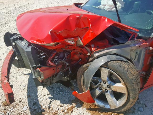 2B3LA53T19H613753 - 2009 DODGE CHARGER R/ RED photo 9