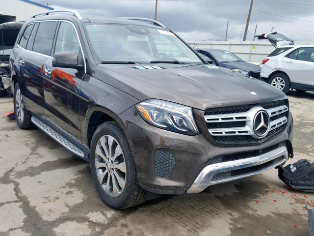 4JGDF6EE0HA765217 - 2017 MERCEDES-BENZ GLS 450 4M BROWN photo 1