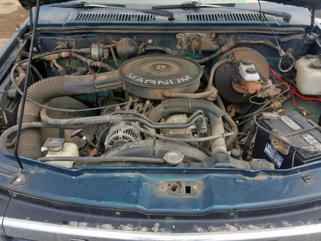 1B7FL26Y2PS175410 - 1993 DODGE DAKOTA GREEN photo 7