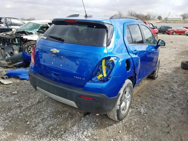 KL7CJLSB2FB172860 - 2015 CHEVROLET TRAX 1LT  photo 4