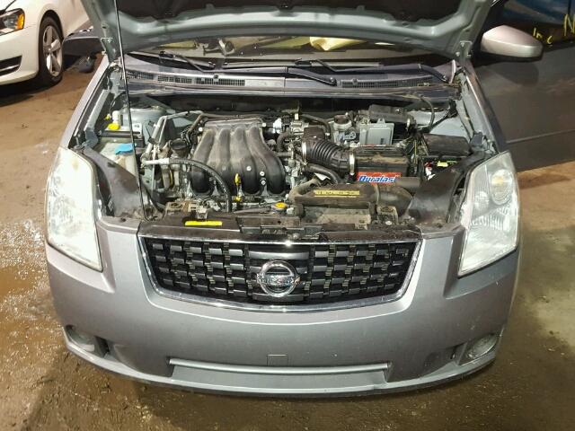 3N1AB61EX8L665937 - 2008 NISSAN SENTRA 2.0 SILVER photo 7