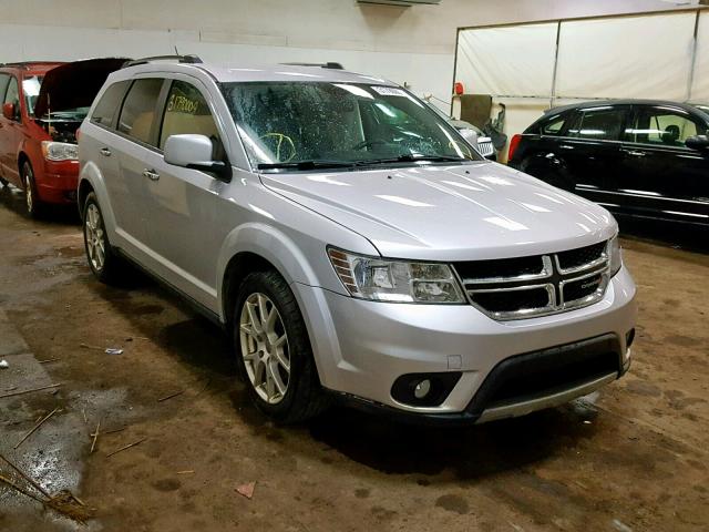 3C4PDCDG1ET185178 - 2014 DODGE JOURNEY LI SILVER photo 1