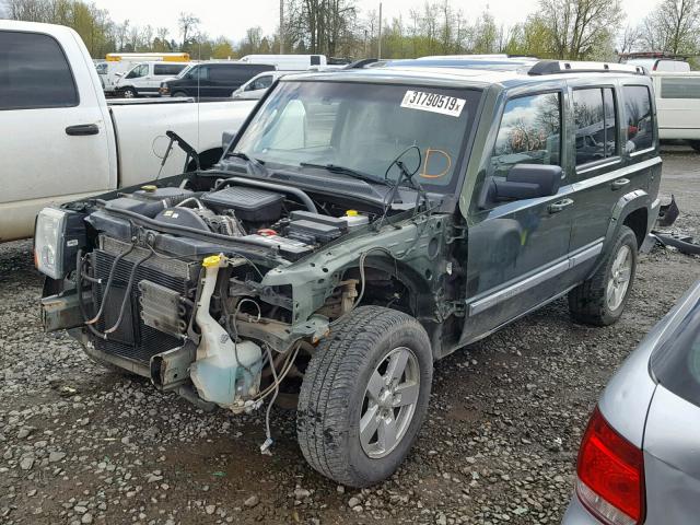1J8HG58N46C319171 - 2006 JEEP COMMANDER GREEN photo 2