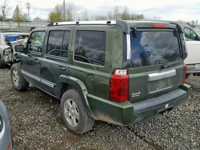 1J8HG58N46C319171 - 2006 JEEP COMMANDER GREEN photo 3