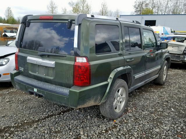 1J8HG58N46C319171 - 2006 JEEP COMMANDER GREEN photo 4