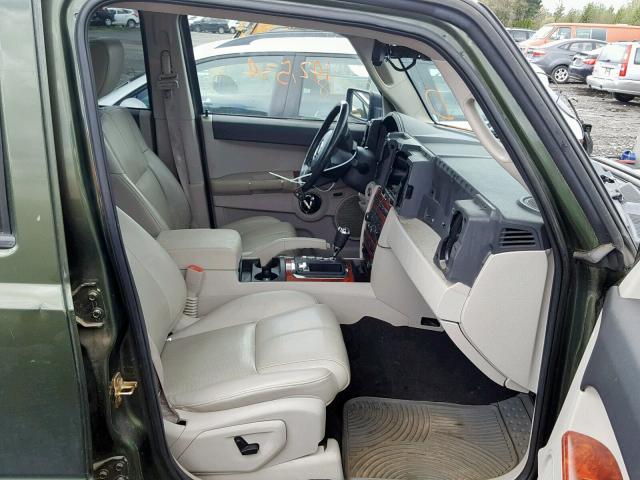 1J8HG58N46C319171 - 2006 JEEP COMMANDER GREEN photo 5