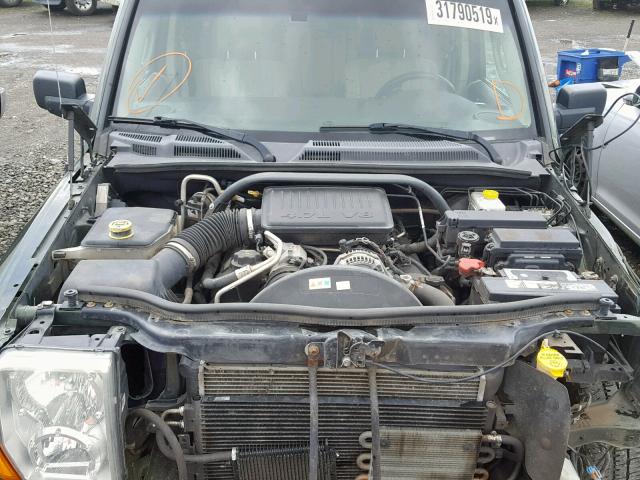 1J8HG58N46C319171 - 2006 JEEP COMMANDER GREEN photo 7