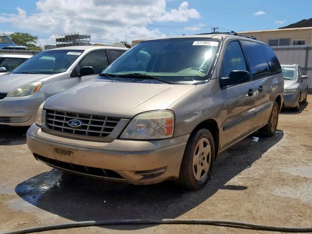 2FMZA51674BA58076 - 2004 FORD FREESTAR S GOLD photo 2