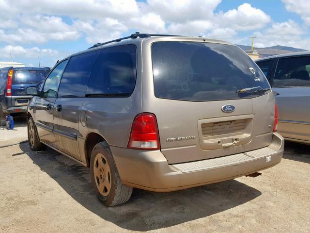 2FMZA51674BA58076 - 2004 FORD FREESTAR S GOLD photo 3