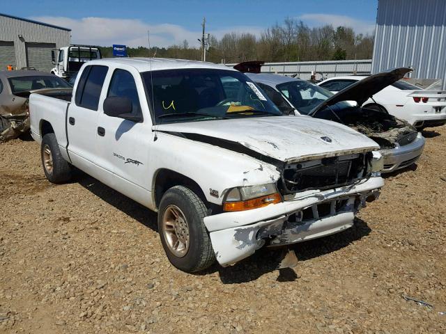 1B7GL2AX6YS787601 - 2000 DODGE DAKOTA QUA WHITE photo 1