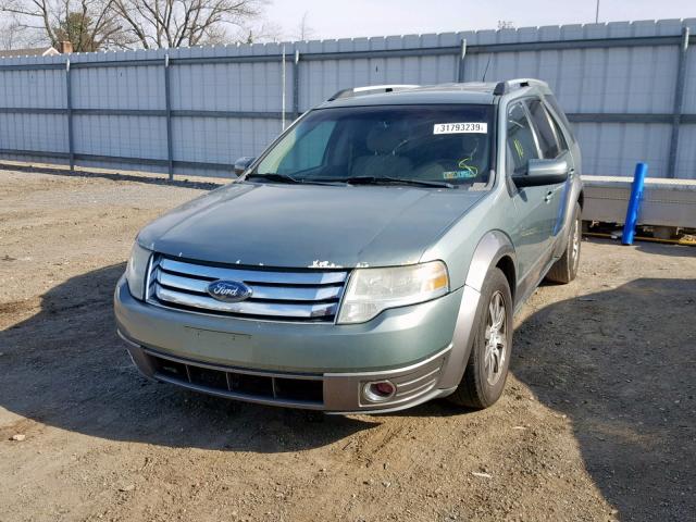 1FMDK05WX8GA08436 - 2008 FORD TAURUS X S GREEN photo 2