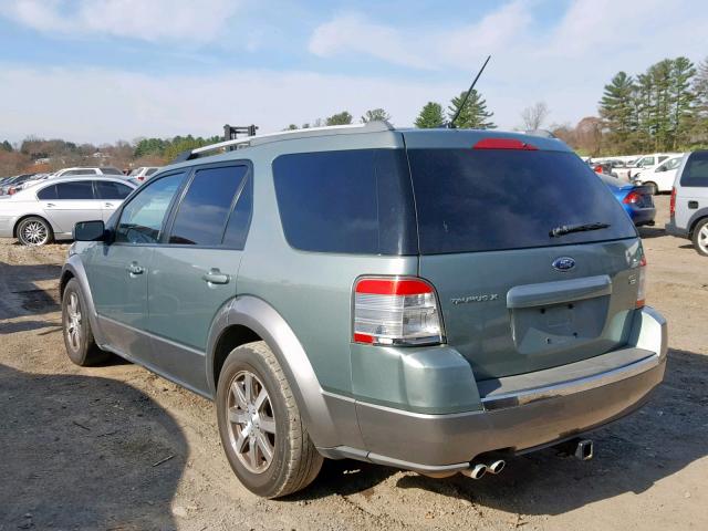 1FMDK05WX8GA08436 - 2008 FORD TAURUS X S GREEN photo 3