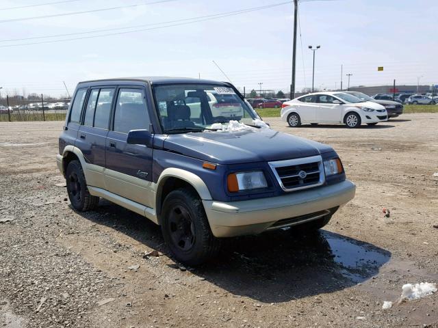 JS3TD21VXW4102979 - 1998 SUZUKI SIDEKICK S BLUE photo 1