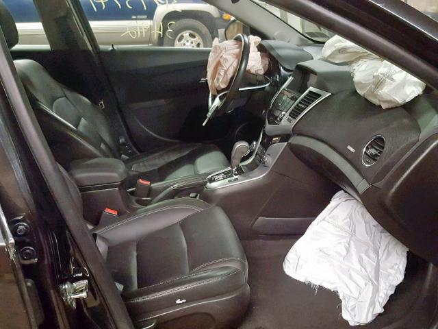 1G1PG5SB3F7206878 - 2015 CHEVROLET CRUZE LTZ BLACK photo 5