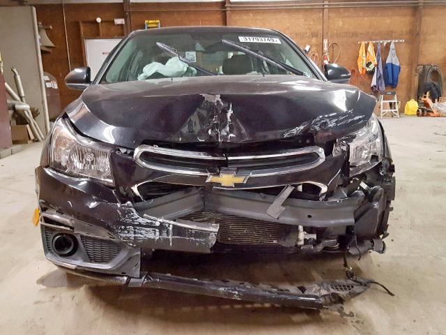 1G1PG5SB3F7206878 - 2015 CHEVROLET CRUZE LTZ BLACK photo 7