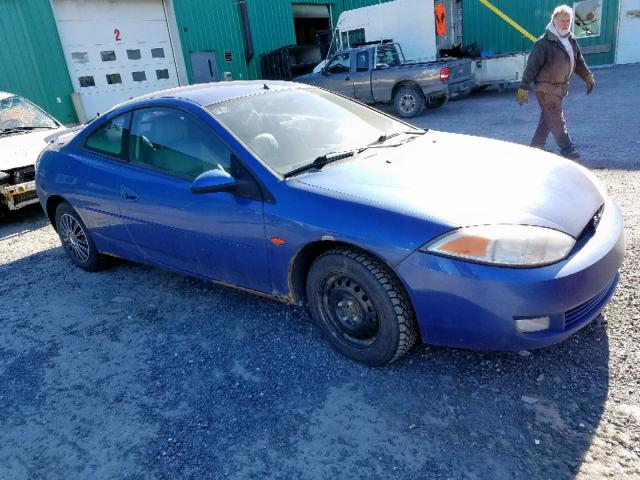 1ZWFT61L215621508 - 2001 MERCURY COUGAR V6 BLUE photo 1