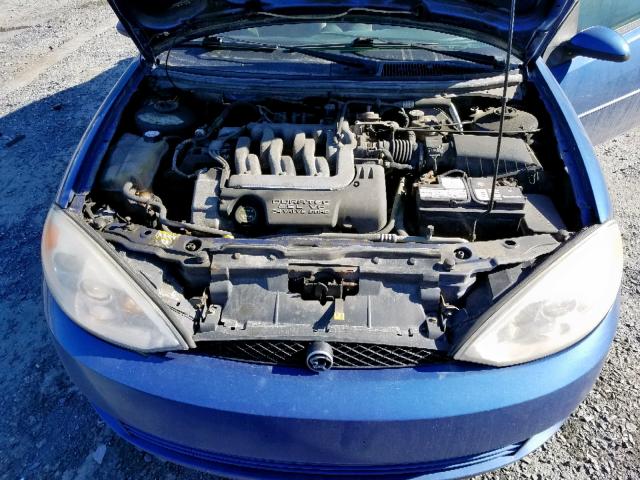 1ZWFT61L215621508 - 2001 MERCURY COUGAR V6 BLUE photo 7