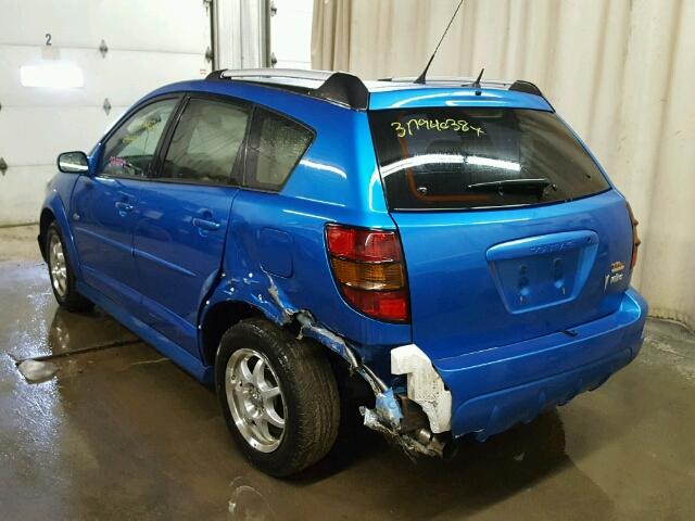 5Y2SL67807Z422158 - 2007 PONTIAC VIBE BLUE photo 3