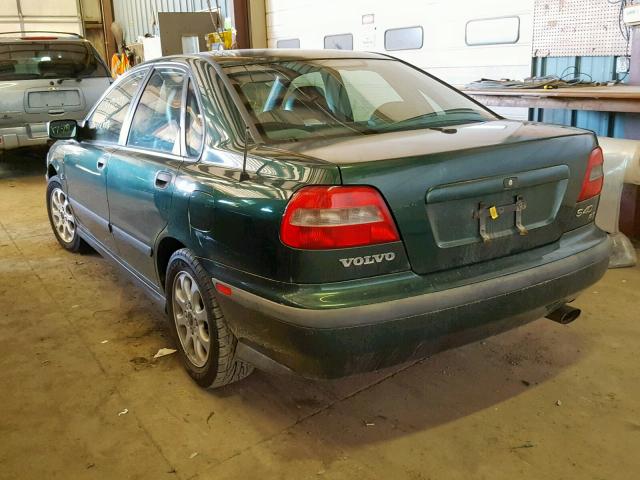 YV1VS2553YF526755 - 2000 VOLVO S40 GREEN photo 3