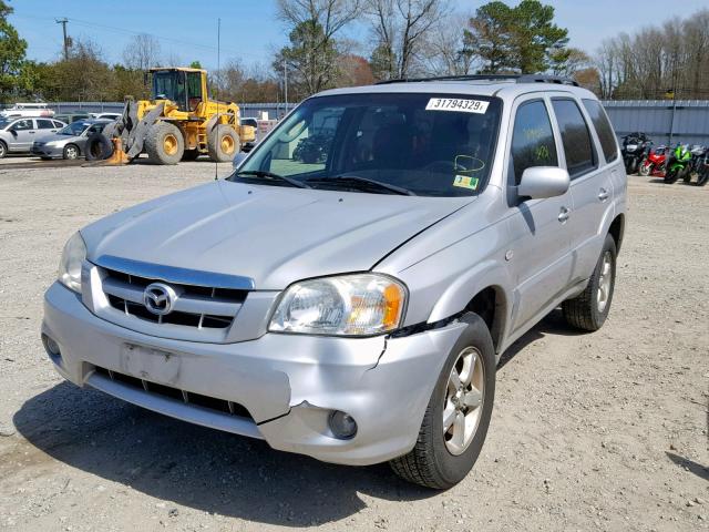 4F2CZ04185KM40548 - 2005 MAZDA TRIBUTE S SILVER photo 2