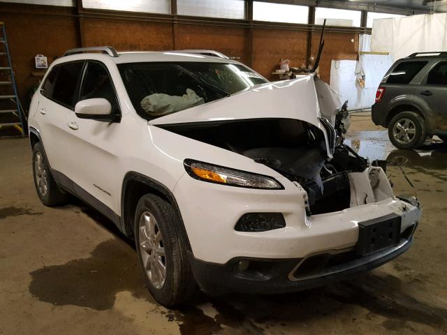 1C4PJMDB9FW758133 - 2015 JEEP CHEROKEE L WHITE photo 1