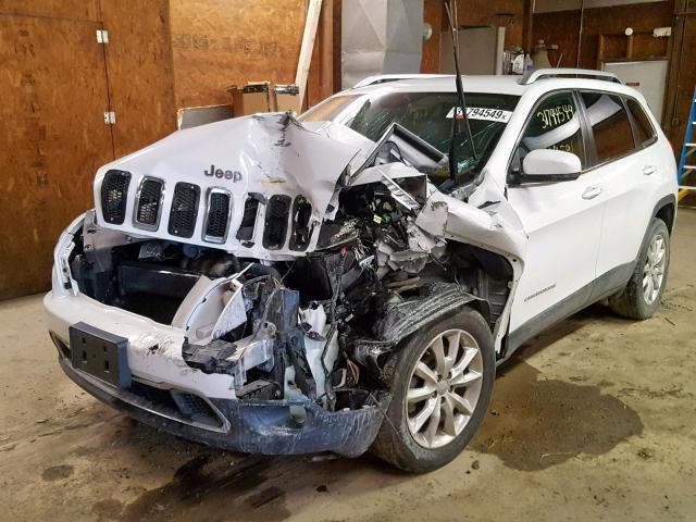 1C4PJMDB9FW758133 - 2015 JEEP CHEROKEE L WHITE photo 2