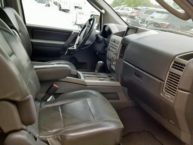 5N1AA08A25N740007 - 2005 NISSAN ARMADA SE SILVER photo 5