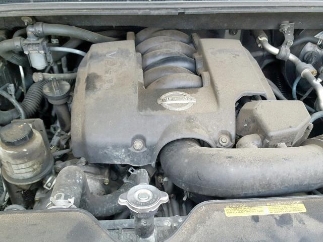 5N1AA08A25N740007 - 2005 NISSAN ARMADA SE SILVER photo 7