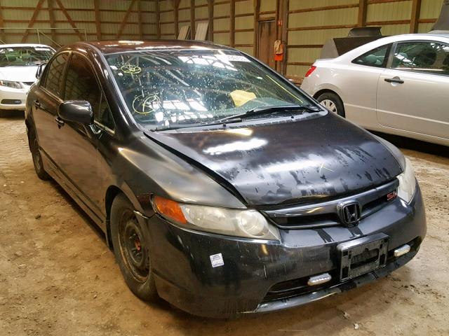 2HGFA15366H033266 - 2006 HONDA CIVIC DX BLACK photo 1